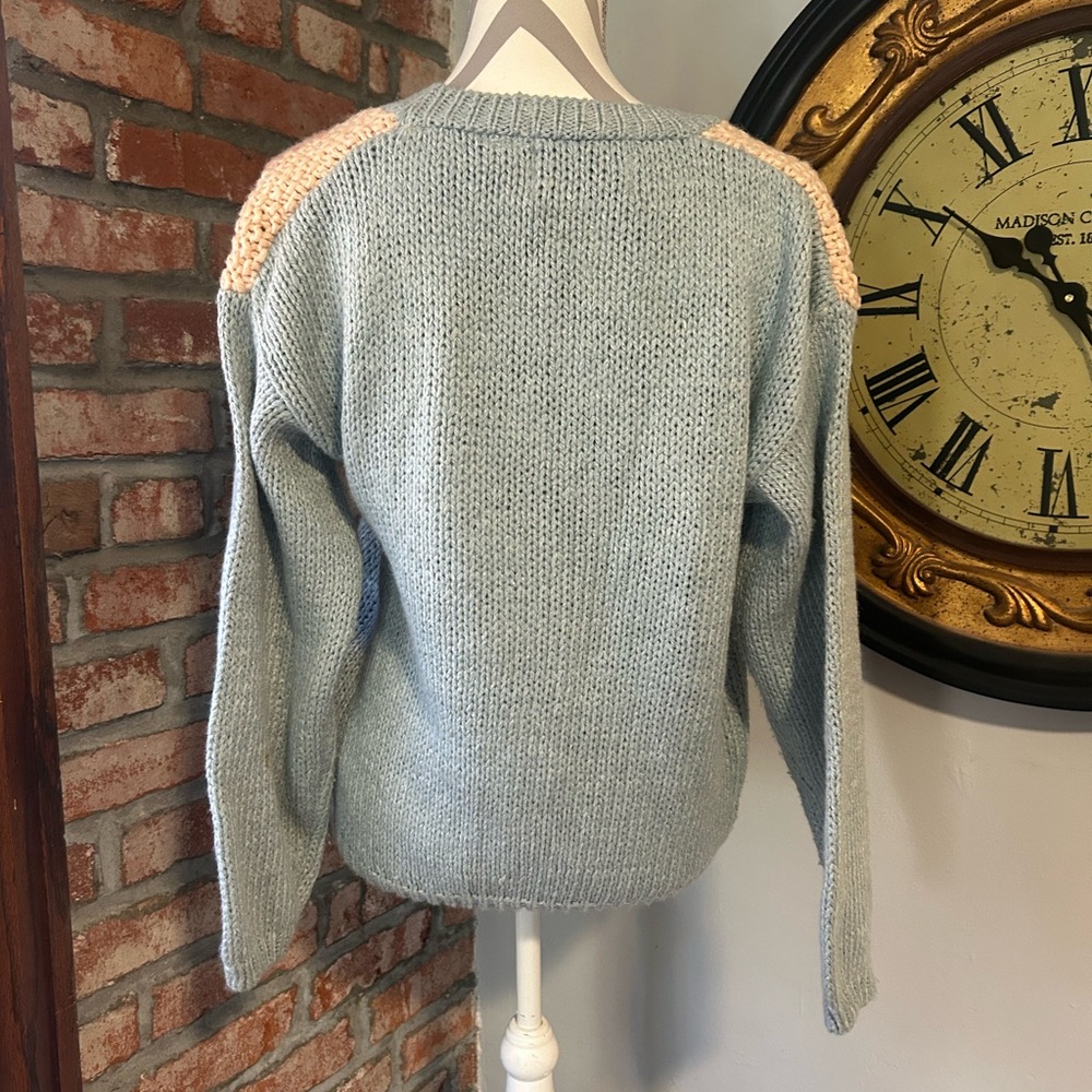 Vintage • Floral Knit Cardigan - Picture 4 of 5